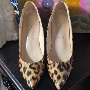 Christian Louboutin Leopard Print Heels